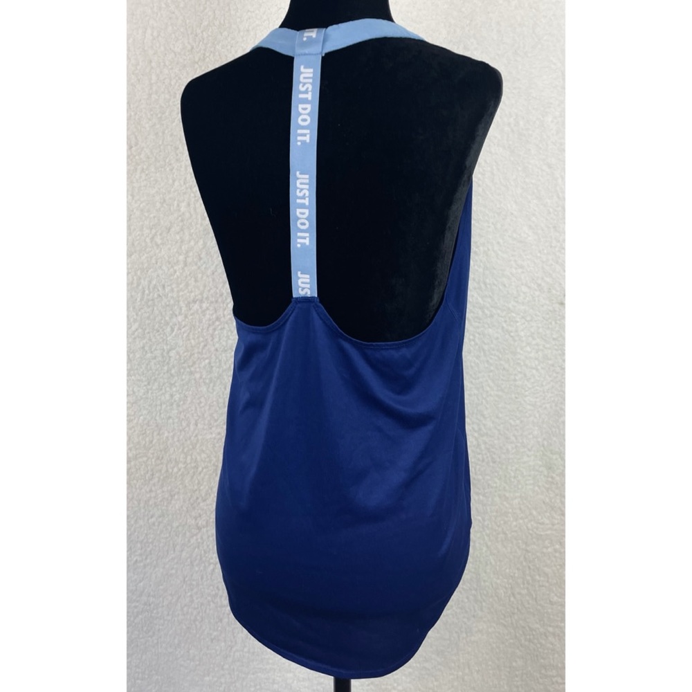 NIKE • Royal Blue Elastika Dri-Fit Racerback Tank Top, M - Picture 5 of 12